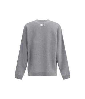 Balenciaga Gray Cotton Sweatshirt