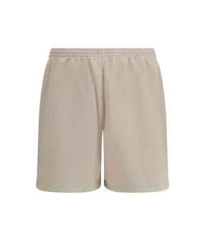 Balenciaga Beige Cotton Bermuda Shorts