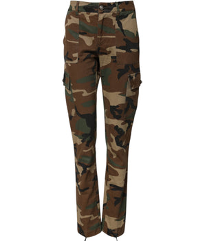 Dolce & Gabbana Multicolor Camouflage Cargo Pants