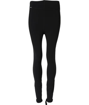 Dolce & Gabbana Black High Waisted Leggings Pants