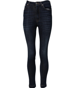 Dolce & Gabbana Blue GRACE High Waist Skinny Denim Jeans
