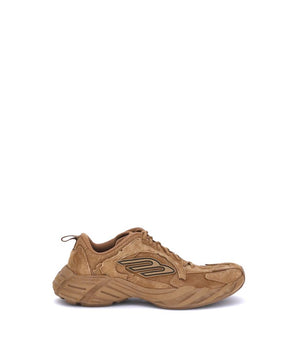 Balenciaga Brown Polyester Athletic Sneakers