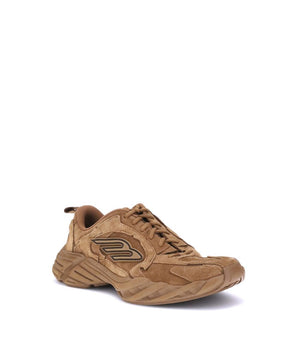 Balenciaga Brown Polyester Athletic Sneakers