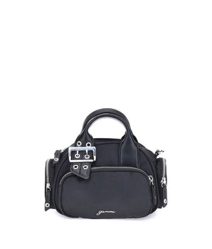 Ganni Black Nylon Shoulder Bag