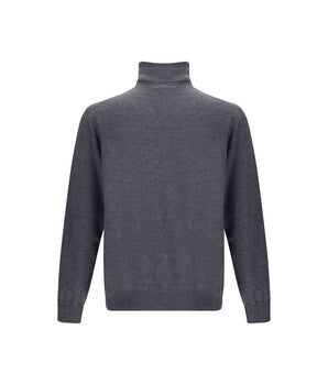 Etro Gray Wool Turtleneck