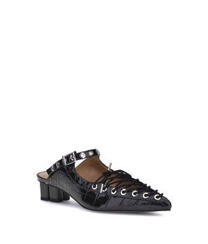 Ganni Black Polyethylene Mules