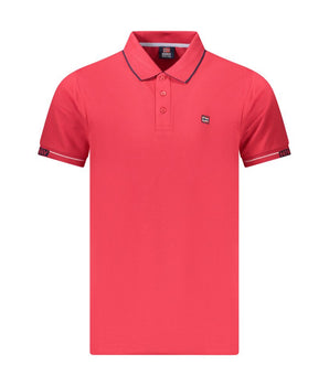 Norway 1963 Red Cotton Men Polo Shirt