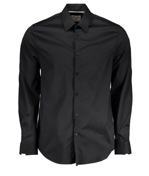 Guess Jeans Black Cotton Shirt