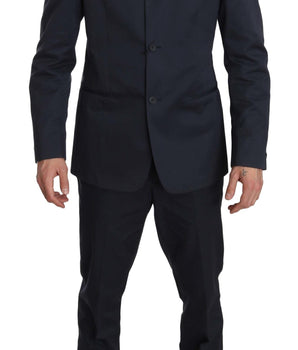 Romeo Gigli Elegant Blue Two-Piece Suit Romeo Gigli 