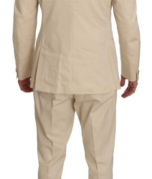 Romeo Gigli Beige Two-Piece Suit with Classic Elegance Romeo Gigli 