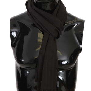 Dolce &amp; Gabbana Elegant Striped Wool Men's Scarf