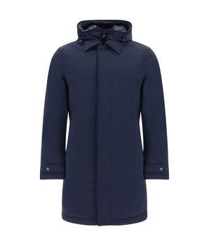 Woolrich Blue Polyester Coat