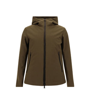 Woolrich Green Polyester Shell Jacket