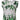 Dolce & Gabbana White Green Pea Print Sleeveless Blouse Top