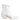 Maison Margiela White Square Heel Zip Ankle Boots Shoes