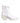 Maison Margiela White Square Heel Zip Ankle Boots Shoes