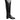 Elisabetta Franchi Black Leather Buckled High Boots Shoes