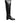 Elisabetta Franchi Black Leather Buckled High Boots