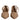 Max Mara Beige Leather Pointed Toe Sandals Ballet Flat Shoes