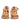 Alberta Ferretti Brown Flip Flops Zipper Ankle Strap Shoes