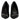 Saint Laurent White Black Leather Pointed Toe Heels Shoes