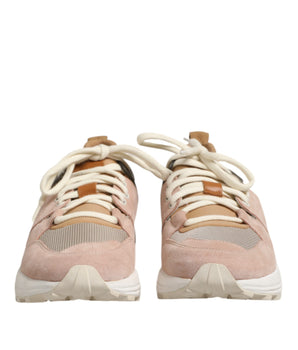 Dondup Multicolor Suede Low Top Women Sneakers Shoes