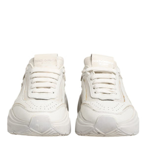 Dolce & Gabbana White DAYMASTER Calf Leather Sneakers Shoes
