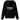 Comme Des Fuckdown Black Cotton Sweater