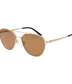 Serengeti Gold Plastic Sunglasses