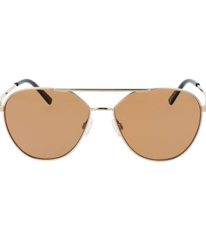 Serengeti Gold Plastic Sunglasses