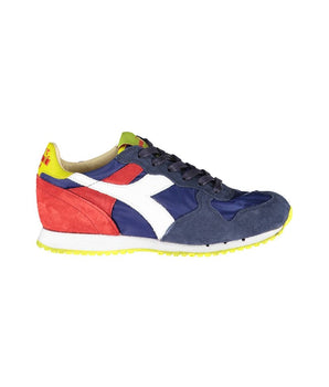 Diadora Blue Fabric Sneakers