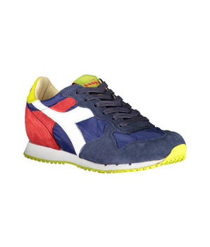 Diadora Blue Fabric Sneakers