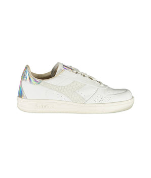 Diadora White Fabric Sneaker