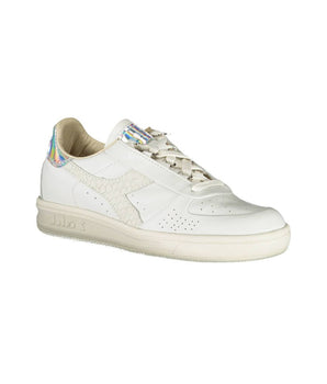 Diadora White Fabric Sneaker