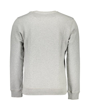 North Sails Gray Organic Cotton Men Sweater