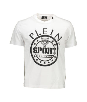 Plein Sport White Cotton T-Shirt