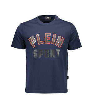 Plein Sport Blue Cotton T-Shirt
