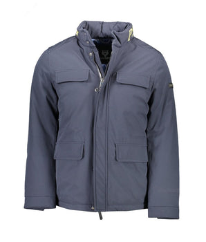Plein Sport Blue Polyester Men's Jacket