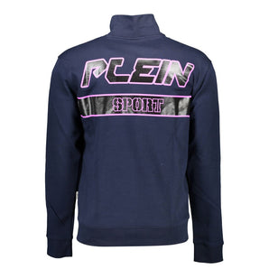 Plein Sport Blue Cotton Sweater