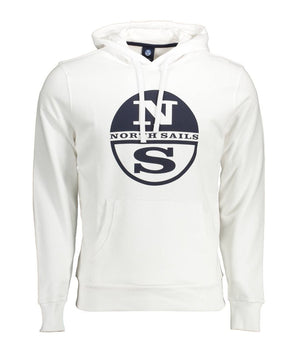 North Sails White Cotton Men Sweater