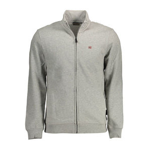 Napapijri Gray Cotton Sweater