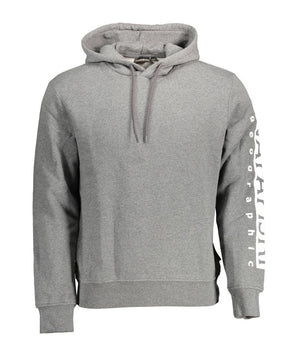 Napapijri Gray Cotton Men Sweater