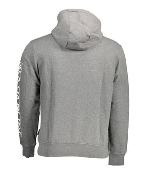 Napapijri Gray Cotton Men Sweater
