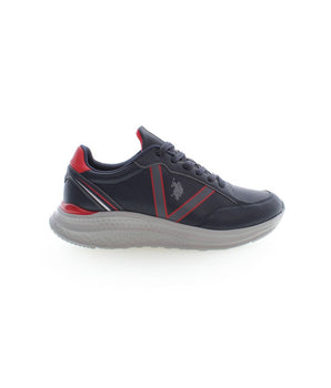 U.S. POLO ASSN. Blue Polyester Sneaker