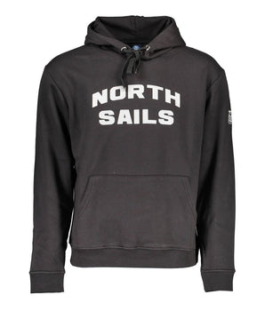 North Sails Black Cotton Sweatshirt