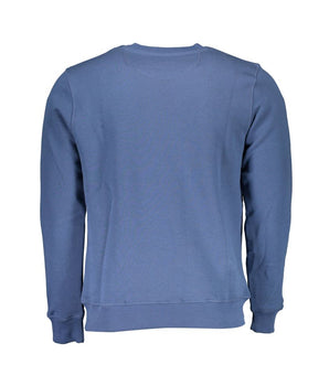 North Sails Blue Cotton Men Sweater