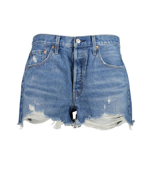 Levi's Blue Cotton Women Jeans