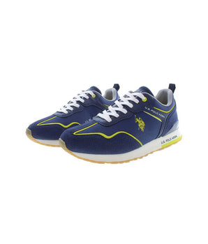 U.S. POLO ASSN. Blue Polyester Sneaker