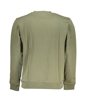 Napapijri Green Cotton Men Sweater