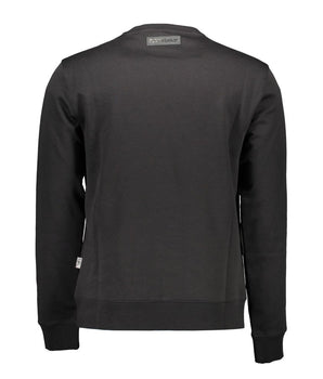 Plein Sport Black Cotton Men Sweater